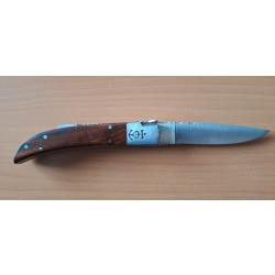 Couteau Camarguais N&deg;10 Trident forg&eacute; - Lame 100mm - Manche Amourette bross&eacute;e - Occasion