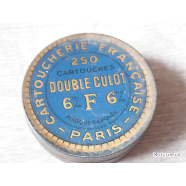 Boite munitions vide calibre 6 mm double culot Cartoucherie Fran�aise Paris