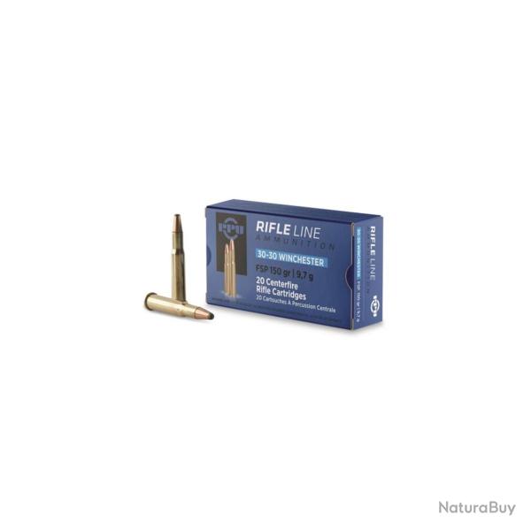 CARTOUCHES PPU 30-30 winchester FSP 150gr x20
