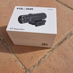 Holosun magnifier x6