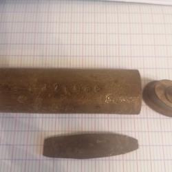 Chassepot ou Gras Tube d'entretien avec tournevis et huilier ww1