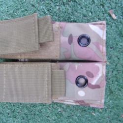 porte-chargeurs double de pistolet auto.