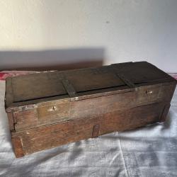 Caisse munitions bois militaire fran&ccedil;aise Alexis Godillot