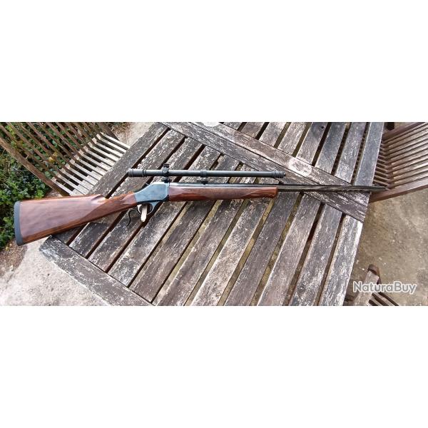 CARABINE BROWNING MODELE 1885 - CAL 45/70GVT - CANON OCTOGONAL DE71CM - LUNETTE