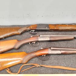 Lot de fusil calibre 16 h&eacute;lice , cal 16  robust et un calibre 12 chinois assez rare !!!!! Ench&egrave;res