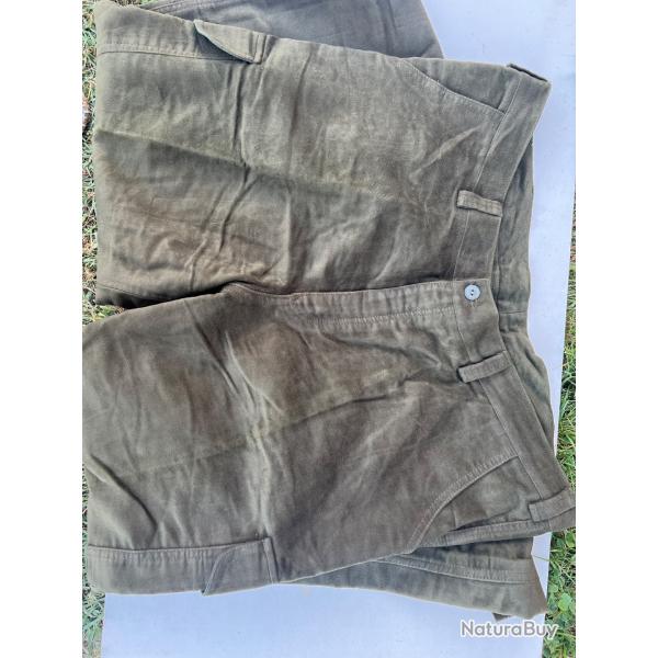 Vends pantalon De Chasse velours