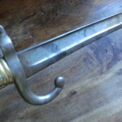 baionnette chaspeau manufacture de st &eacute;tienne mai 1868