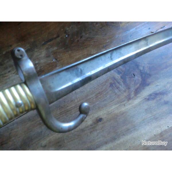 baionnette chaspeau manufacture de st �tienne mai 1868