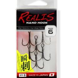 REALIS NANO HOOK - n&deg;4 (6pcs/pack)