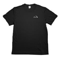 TEE SHIRT TENRYU MOUNTAIN LOGO DRY T-SHIRT - BLACK - XL