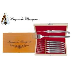 Coffret 6 fourchettes inox