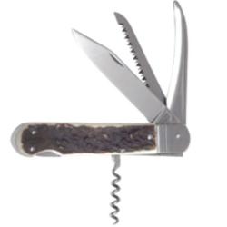 Couteau de chasse - 4 pi&egrave;ces - Mikov ABS Noir
