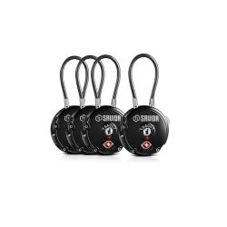 Lot de 4 Cadenas &agrave; Cable (TSA) - Savior Noir