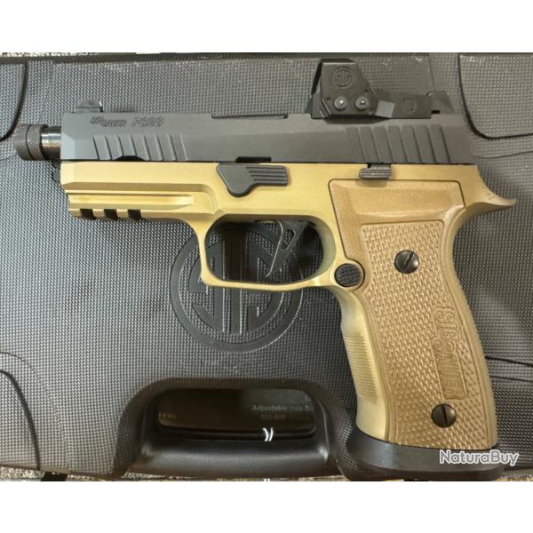 SIG SAUER P320 AXG Combat + Romeo 1 Pro cal 9x19mm