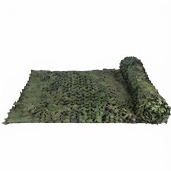 Filet de Camouflage XXL 3x4m - Traitement Polym&egrave;re Haute R&eacute;sistance Anti-UV - Mirador Gabion