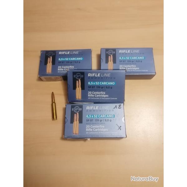 Munitions carcano 6,5x52.