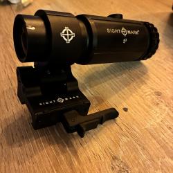 Lunette de vis&eacute;e Magnifier 5x Tactical SIGHTMARK
