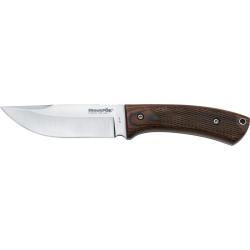Couteau Fixe Black Fox Companion Lame Acier 440C Manche Pakkawood Etui Cuir BF741