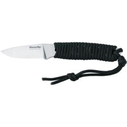 Couteau Fixe Black Fox Tarlo Lame Acier 440C Manche Paracorde Etui Kydex Made In Italy BF713