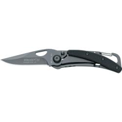 Couteau Pliant Black Fox 434 Lame Acier 440 Manche G10 et Acier Framelock Made In Italy BF434G10