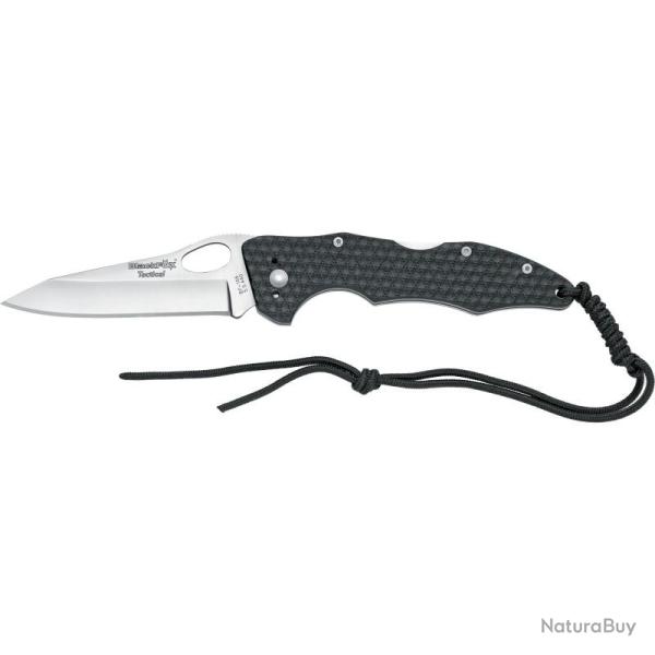 Couteau Pliant Black Fox Tactical Lame Acier 440 Manche G10 Lockback BF105T