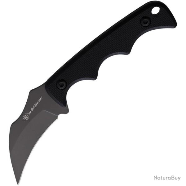 Couteau Fixe Smith & Wesson H.R.T. Karambit Lame Acier Inoxydable Manche G10 �tui ABS SW1193155