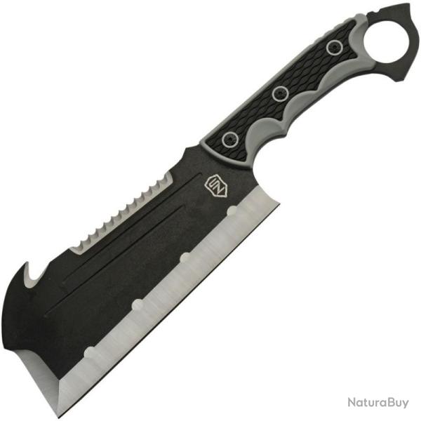 Couteau Sierra Zulu Bighorn Tactical Cleaver Lame Acier 3Cr13 Manche Caoutchouc �tui Nylon SZ5607