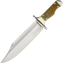 Couteau Fixe Rough Ryder Mini Cajun Bowie Lame Acier Inoxydable Manche Os Naturel RR1902