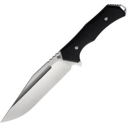 Couteau Fixe Rough Ryder Lame Acier Inoxydable Manche G10 Noir &Eacute;tui Nylon RR2533