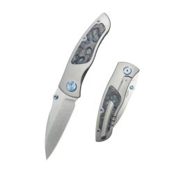 Couteau KB Vertigo Lame CPM S35VN Manche Titane avec incrustation carbone camo Framelock KUB258C