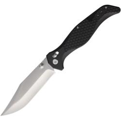 Couteau Pliant S-TEC TS112 Lame Inox Manche Nylon Noir Crossbar Lock STTS112BK