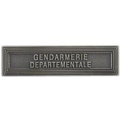Agrafe M&eacute;daille et Barrette "Gendarmerie D&eacute;partementale" Ordonnance