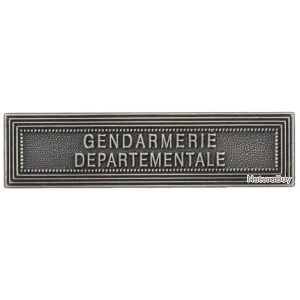 Agrafe M�daille et Barrette "Gendarmerie D�partementale" Ordonnance