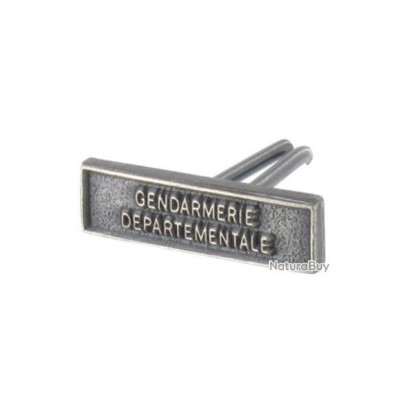 Agrafe M�daille et Barrette "Gendarmerie D�partementale" R�duction