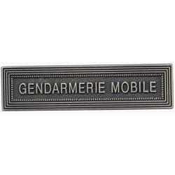 Agrafe M&eacute;daille et Barrette "Gendarmerie Mobile" Ordonnance