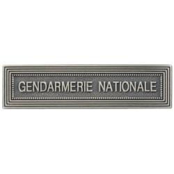 Agrafe M&eacute;daille et Barrette "Gendarmerie Nationale" Ordonnance