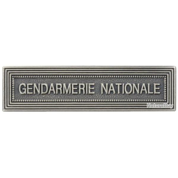 Agrafe M�daille et Barrette "Gendarmerie Nationale" Ordonnance