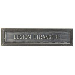 Agrafe M&eacute;daille et Barrette "L&eacute;gion Etrang&egrave;re" Ordonnance