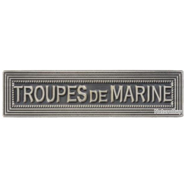 Agrafe M�daille et Barrette "Troupes de Marine" Ordonnance