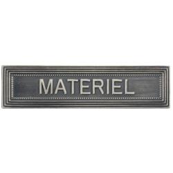 Agrafe M&eacute;daille et Barrette "Mat&eacute;riel" Ordonnance