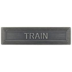 Agrafe M&eacute;daille et Barrette "Train" Ordonnance