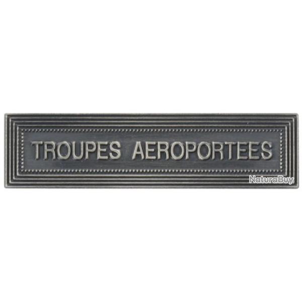 Agrafe M�daille et Barrette "Troupes A�roport�es" Ordonnance