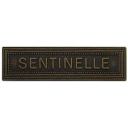 Agrafe M&eacute;daille et Barrette "Sentinelle" Ordonnance