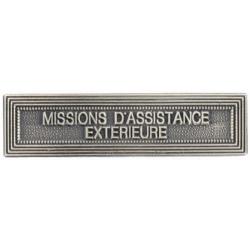 Agrafe M&eacute;daille et Barrette "Missions d'Assistance Ext&eacute;rieure" Ordonnance