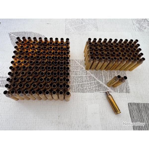 Lot 100 Douilles 6.5 creedmoor S&B pr�tes au rechargement et amorc�es