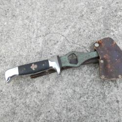 Hachette de Scout avec son etui cuir