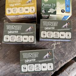 Lot de Cartouches calibre 16