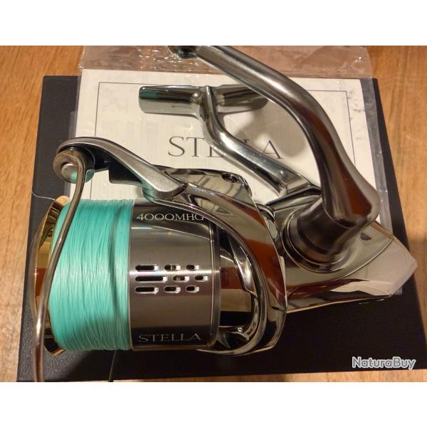 Je vends un moulinet spinning Shimano Stella 18 4000MHG absolument neuf.