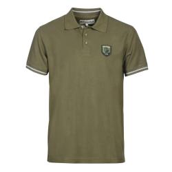 Polo manches courtes Percussion broderie Sanglier kaki 2XL