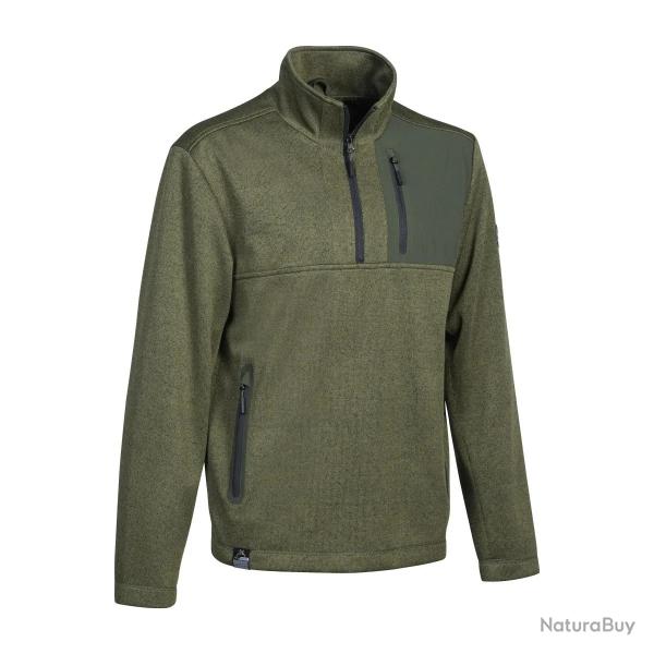 Pull semi-zip Prohunt Windbreaker Kaki M